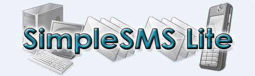 SimpleSMS Lite - программа, которая может отправлять SMS с компьютера через подключенный сотовый телефон